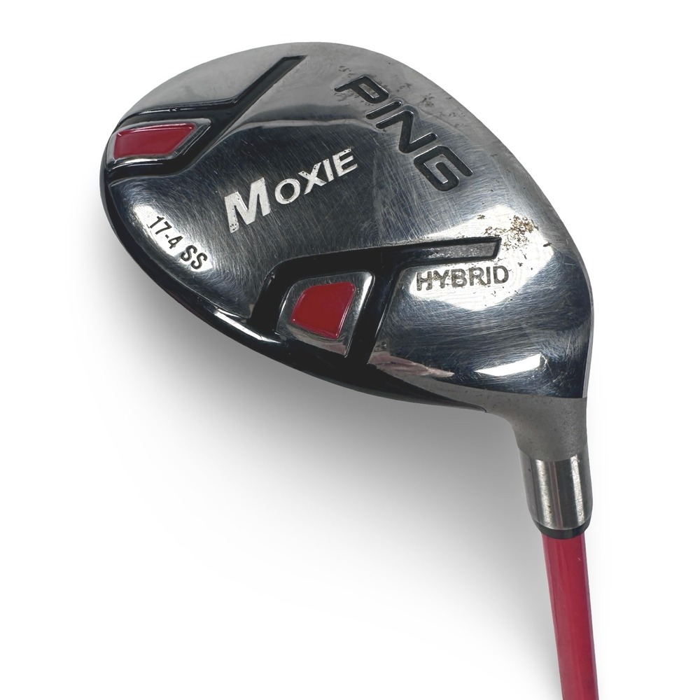 PING Moxie Junior Hybrid 17-4 SS Golf Club Right Handed 35.5" Red Graphite Shaft